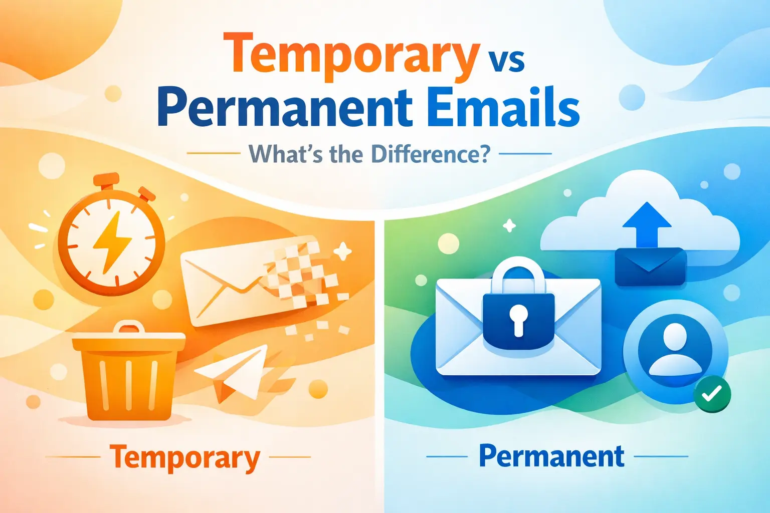Temporary vs. Permanent Emails: Explained Simply